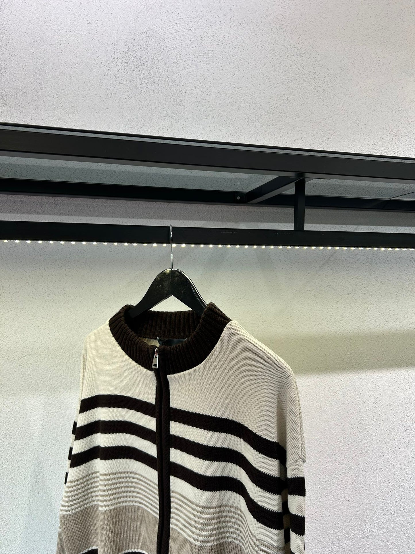 CARDIGAN FULL ZIP A FASCE MULTICOLOR - 1571