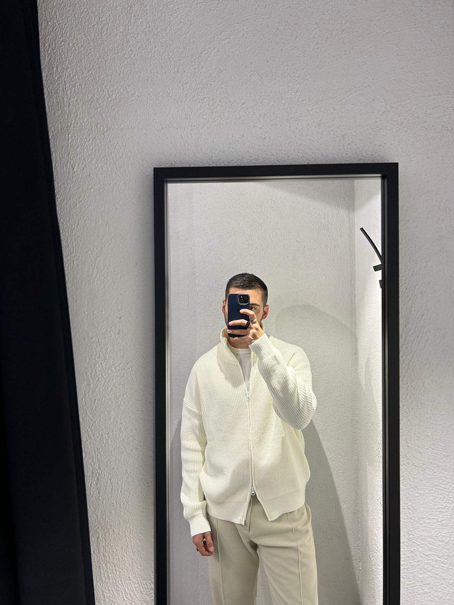 LUPETTO FULL ZIP IN MISTO LANA - 1273