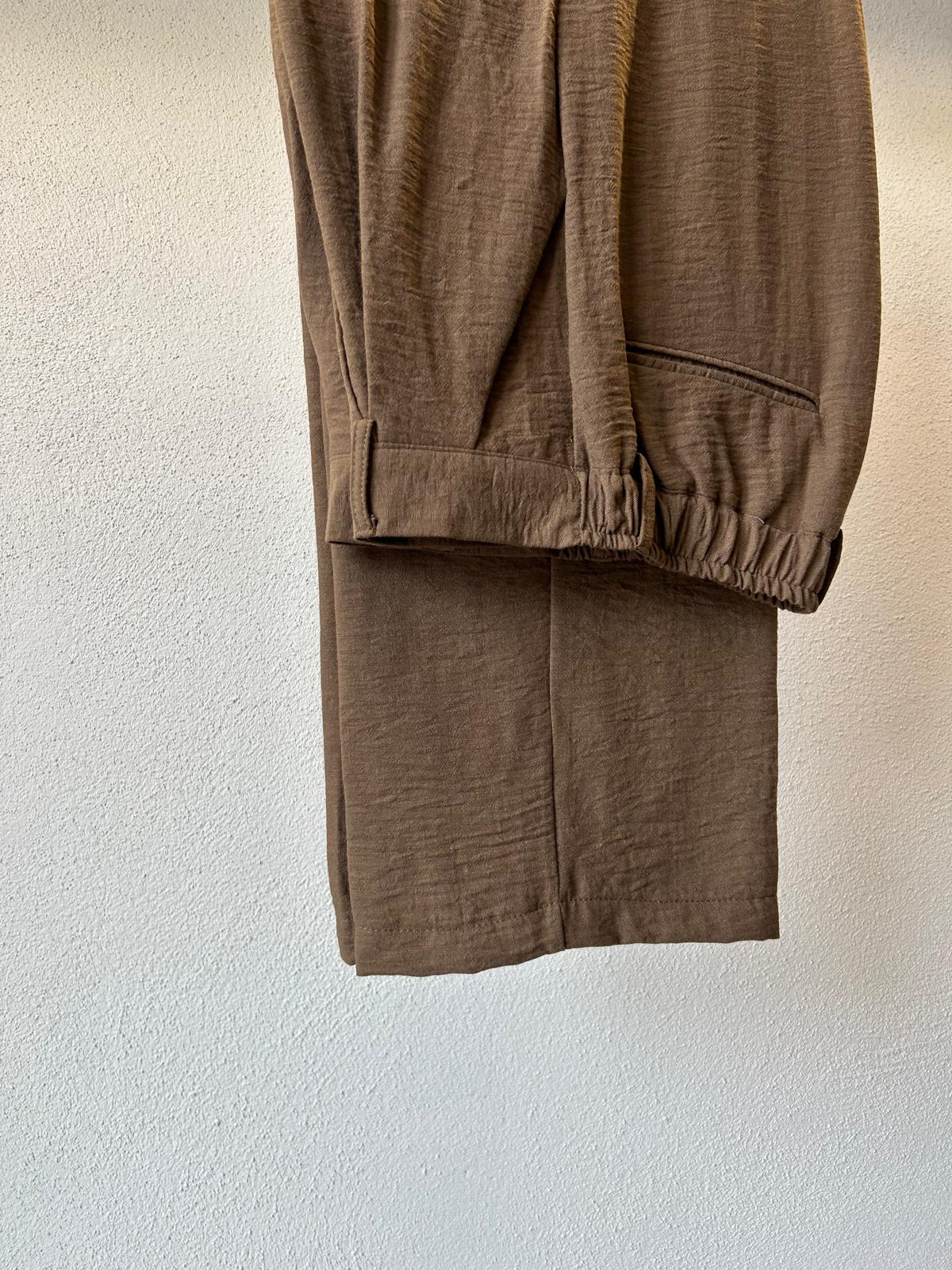 PANTALONE LYCO IN MISTO LINO - 1413