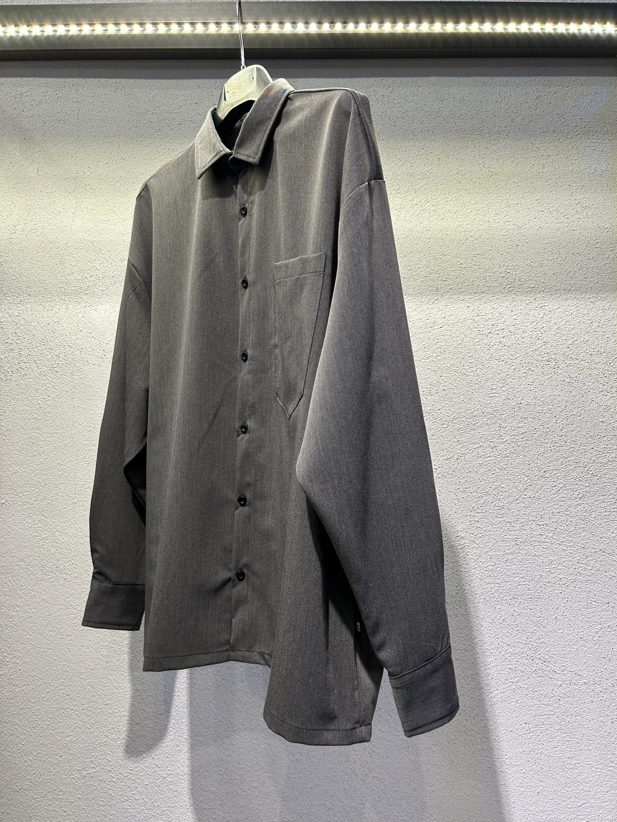 CAMICIA OVERSIZE CON TASCA DA COMPLETO - 1062