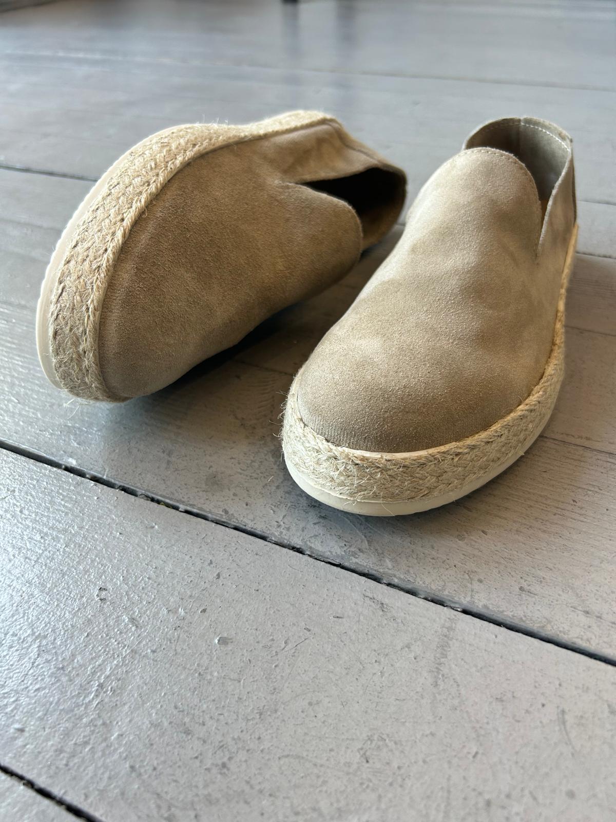ESPADRILLAS IN CAMOSCIO CON PARA ALTA - 1428
