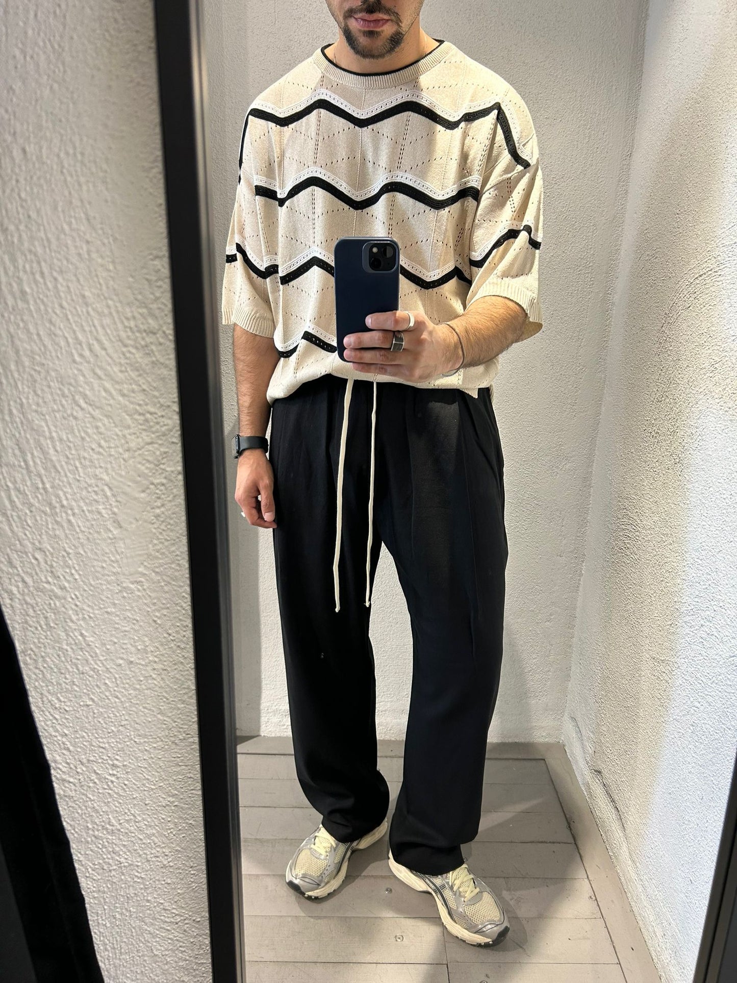 PANTALACCIO SOHO IN MISTO LINO - 1398