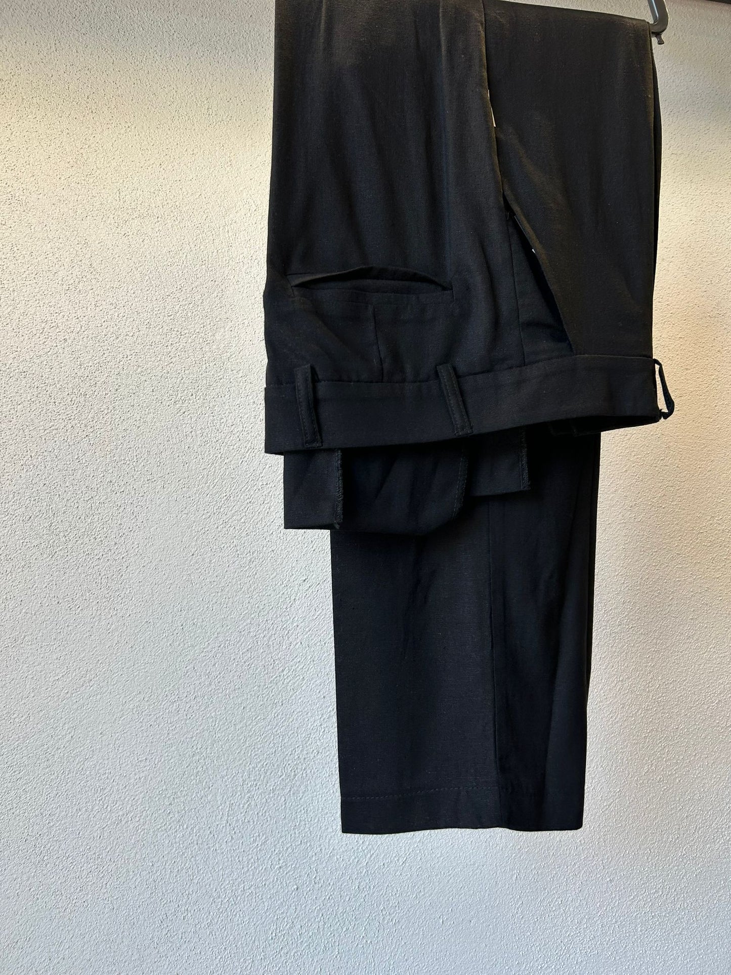 PANTALONE KIMONO IN MISTO LINO - 1384