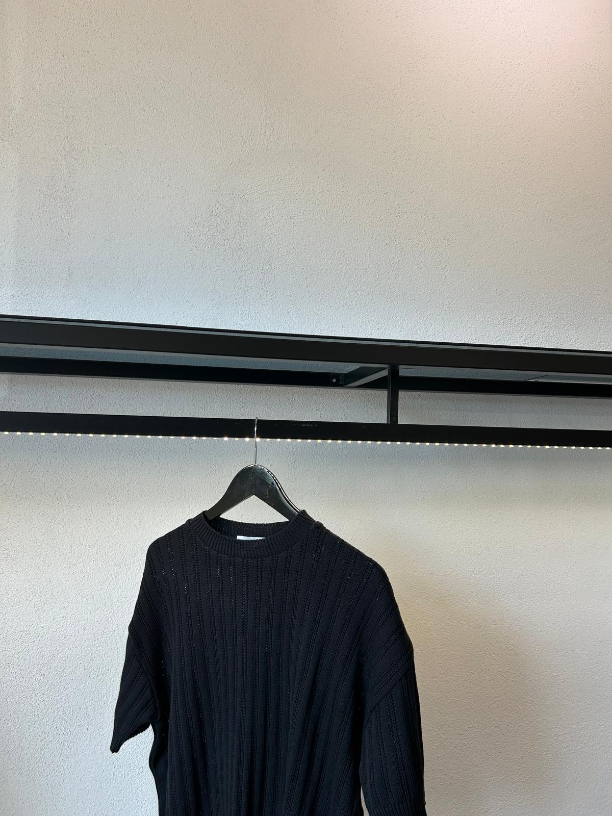 MAGLIA GIROCOLLO IN FILO A COSTE - 1358