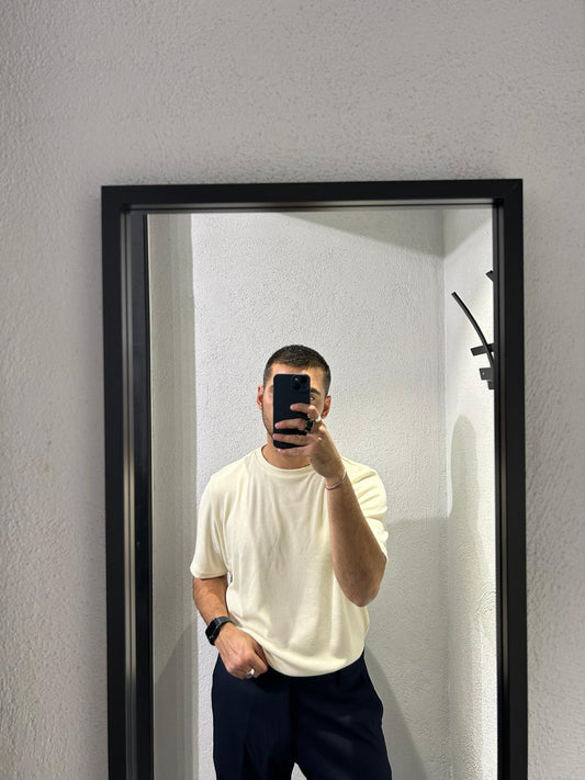 T SHIRT A COSTINA MANICA CORTA - 1527