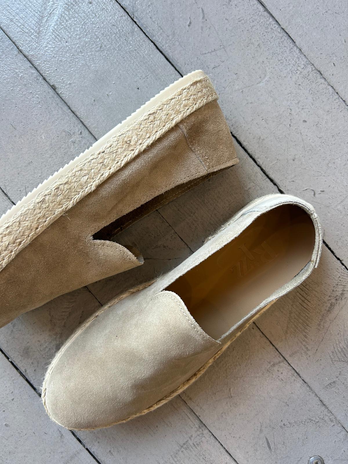 ESPADRILLAS IN CAMOSCIO CON PARA ALTA - 1428