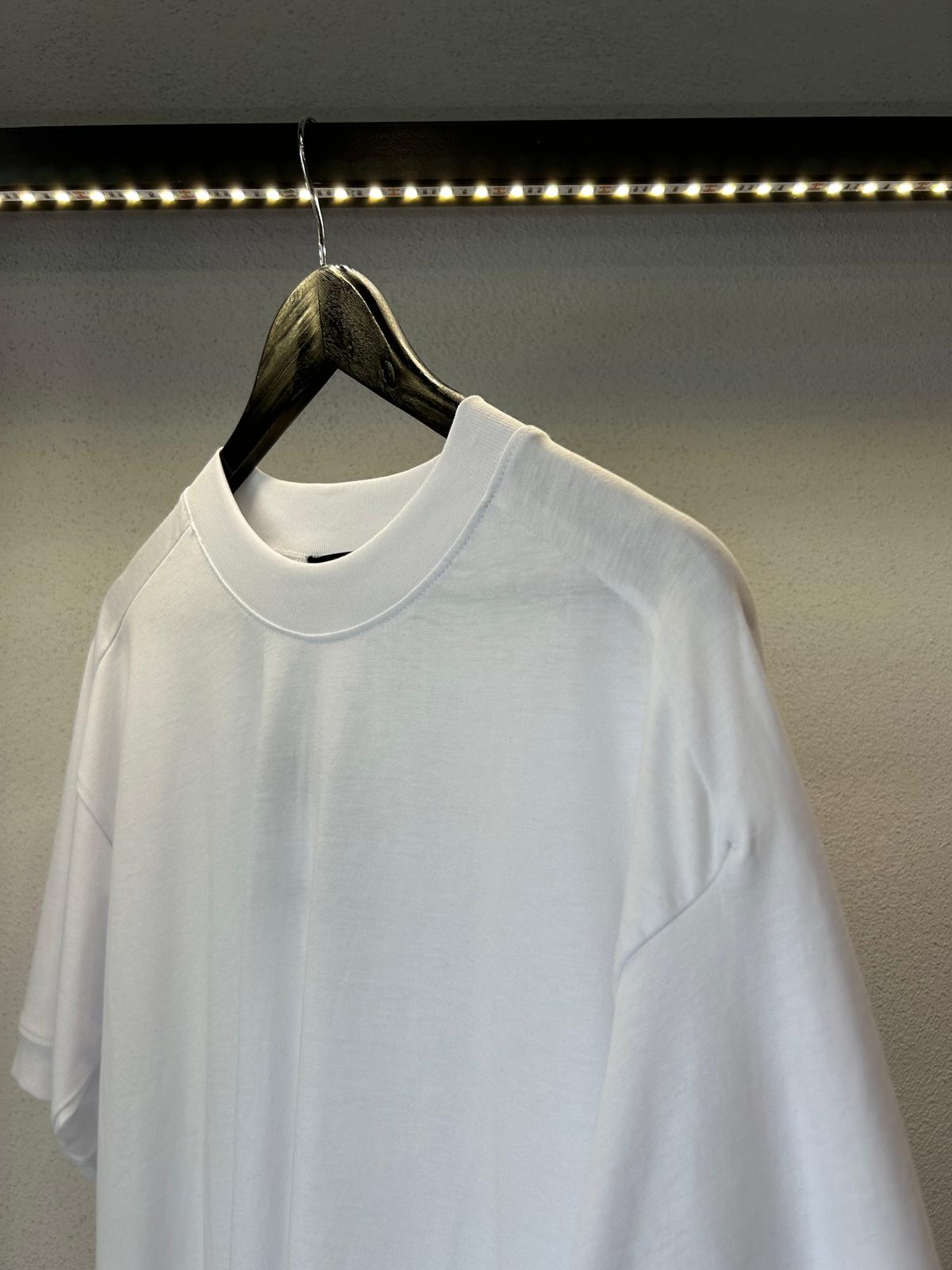 T SHIRT COLLO STRETTO CON SPACCHETTI - 1104