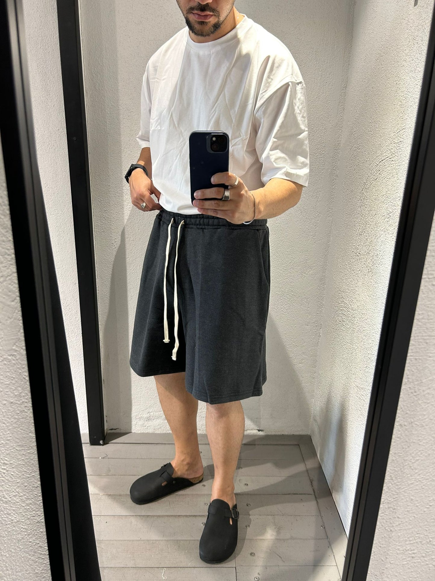 SHORT COMODO IN FELPA - 1397
