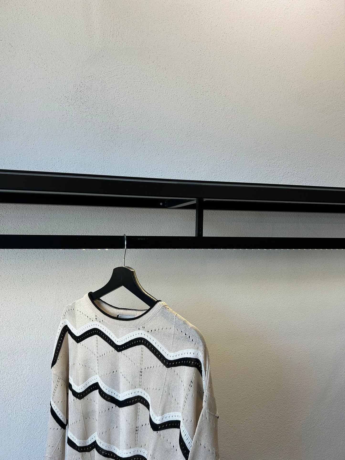 MAGLIA GIROCOLLO IN FILO MULTICOLOR - 1399
