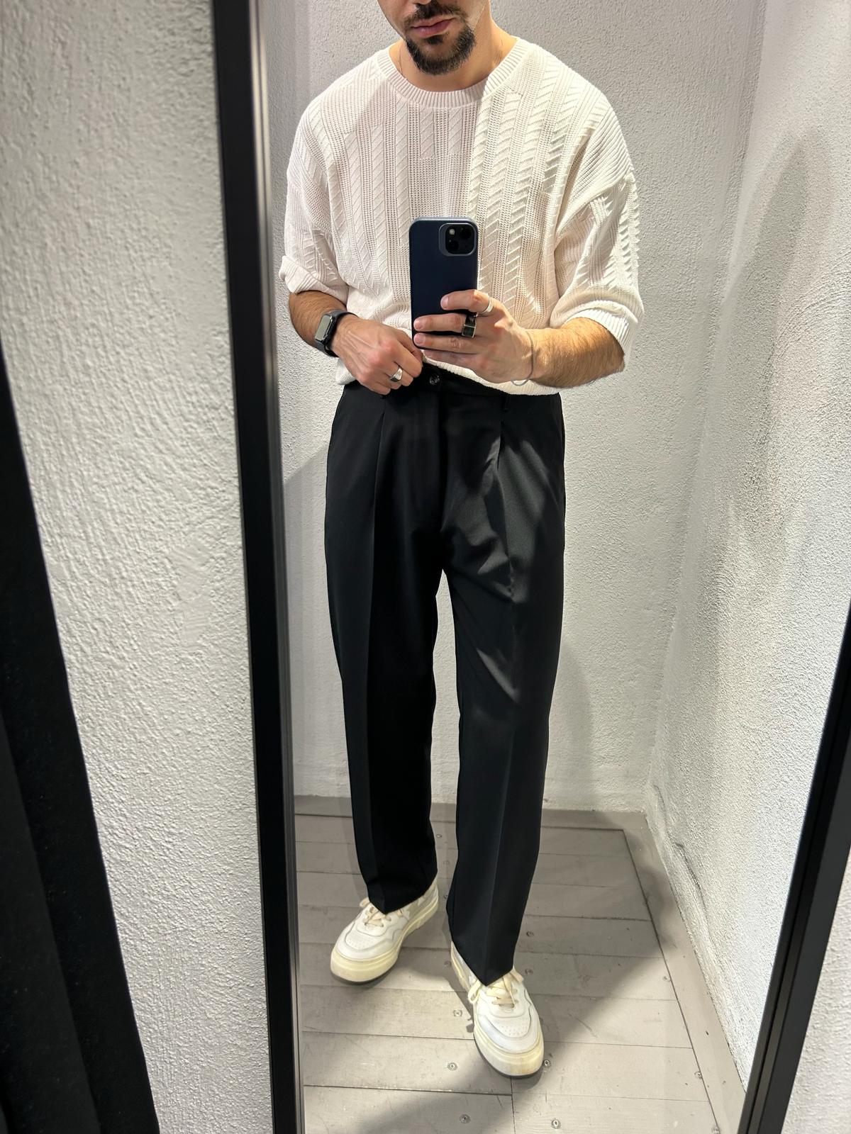 PANTALONE CLASSICO VITA ALTA MILLER CON FONDO COMODO - 1056