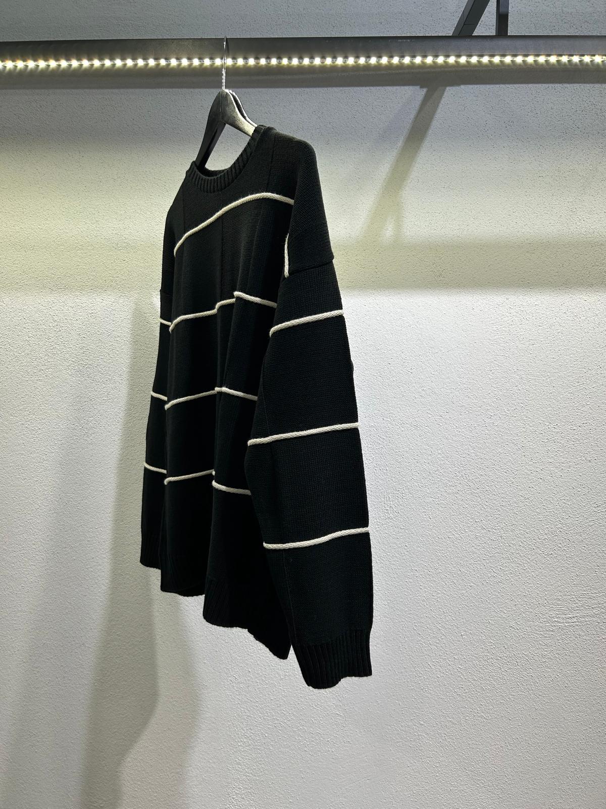 MAGLIONE OVERSIZE CON PROFILI - 1220