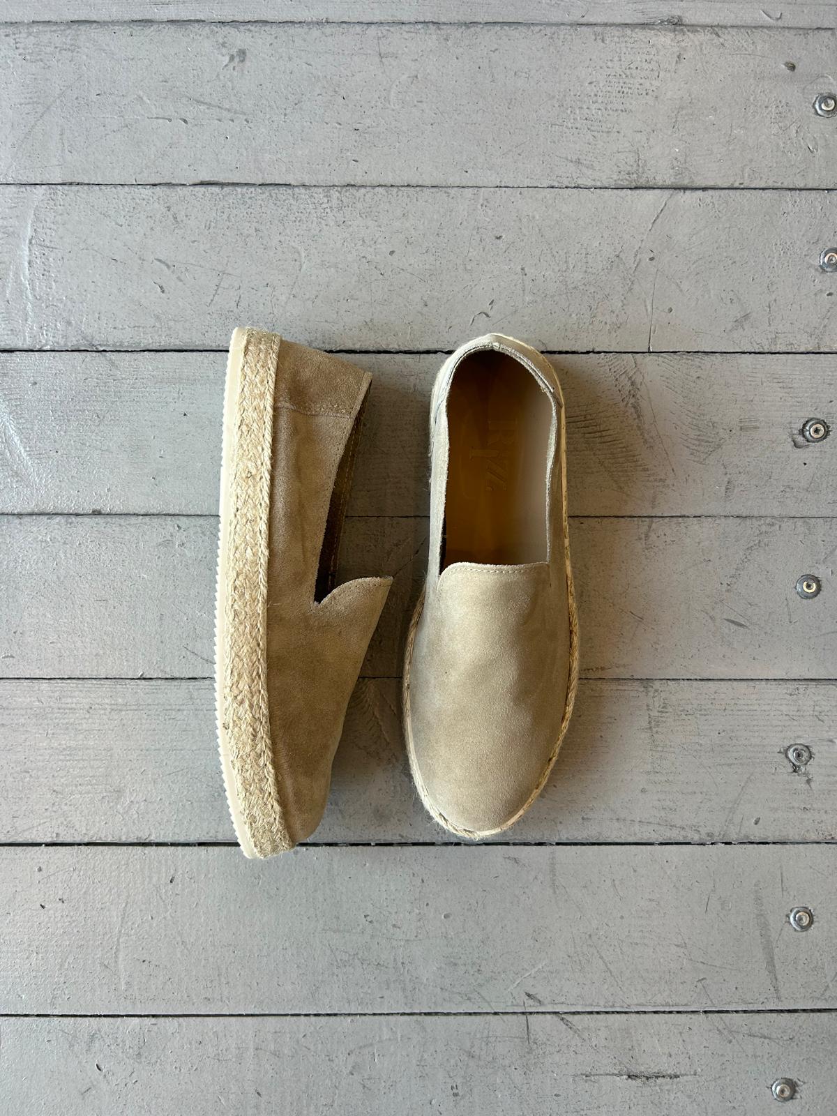 ESPADRILLAS IN CAMOSCIO CON PARA ALTA - 1428