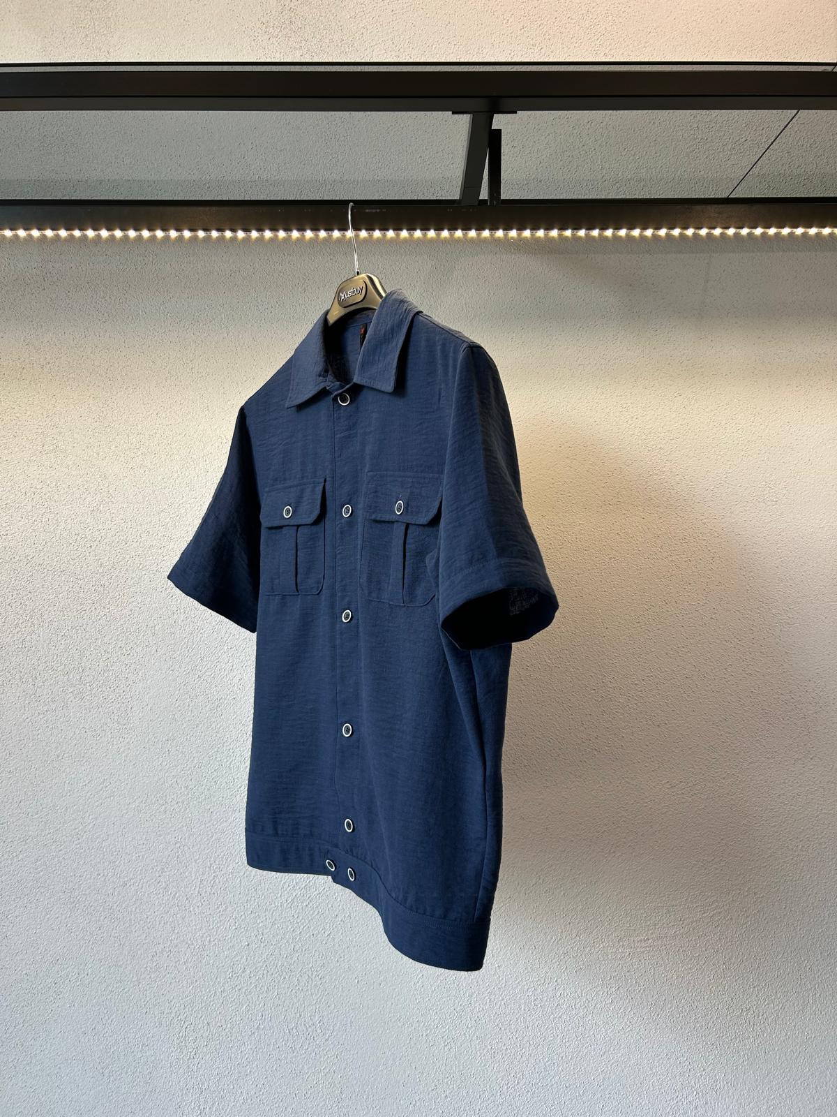 CAMICIA POSITANO M/M DA COMPLETO - 1433