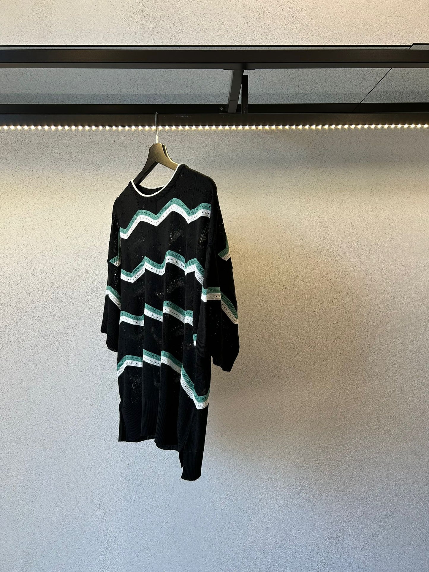MAGLIA GIROCOLLO IN FILO MULTICOLOR - 1399