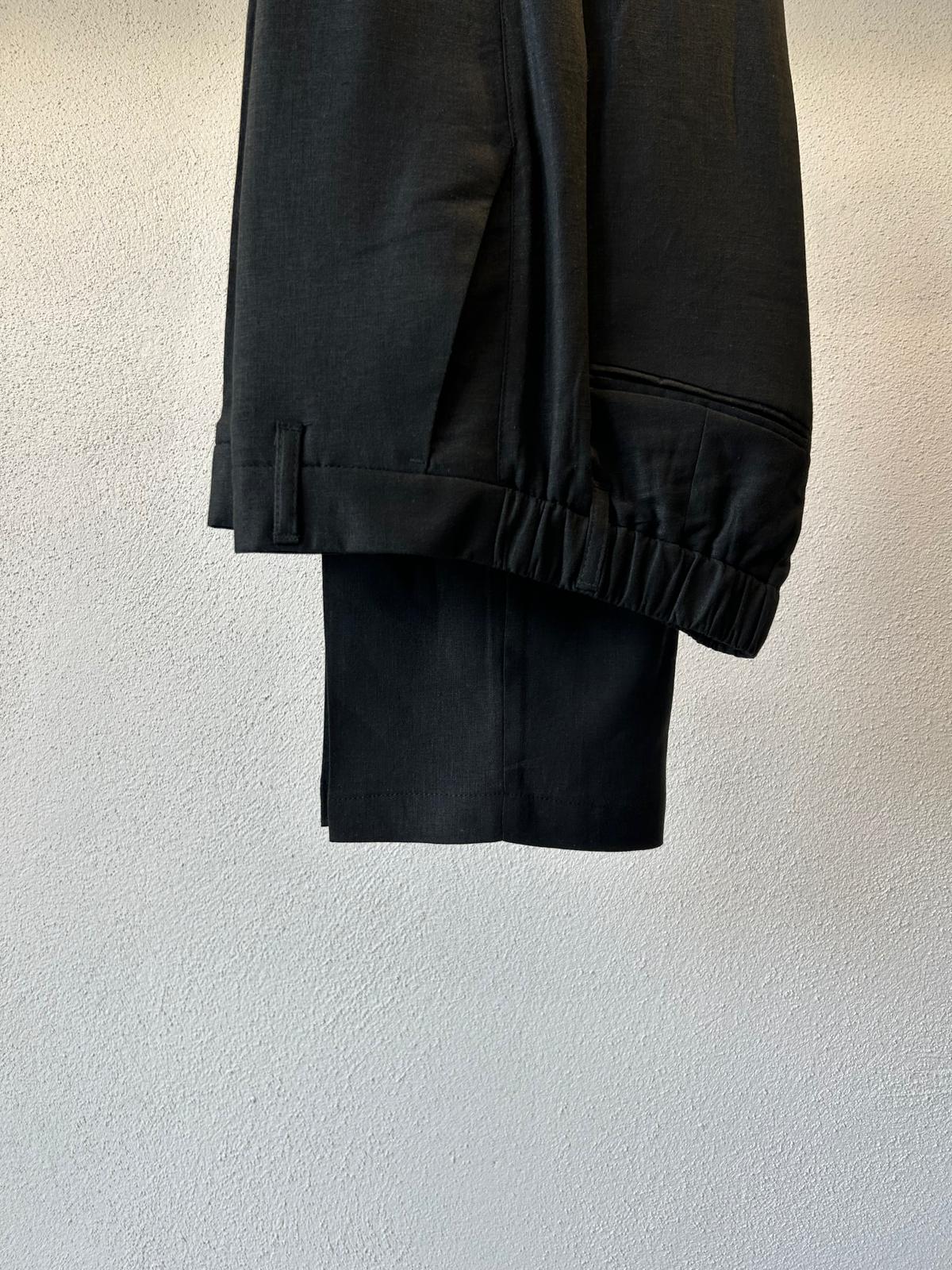 PANTALONE HALF MISTO LINO - 1354