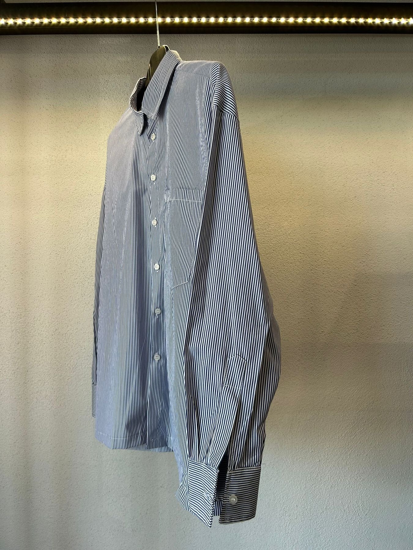 CAMICIA OVERSIZE IN COTONE RIGATA - 1094