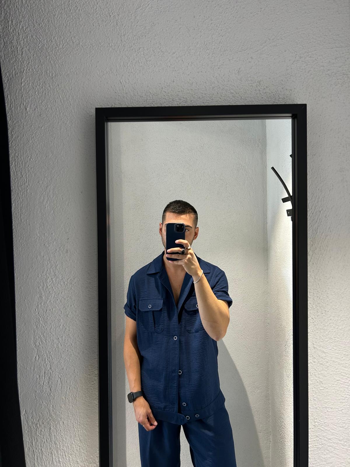 CAMICIA POSITANO M/M DA COMPLETO - 1433