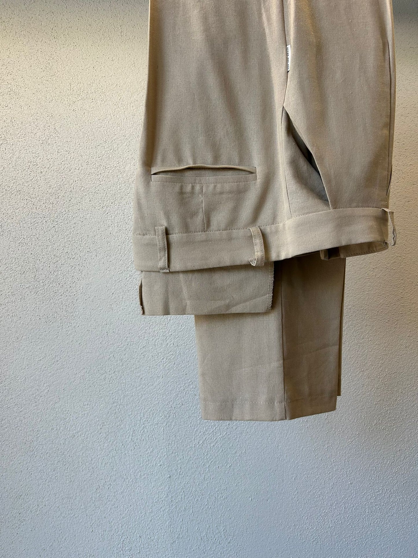 PANTALONE KIMONO IN MISTO LINO - 1384