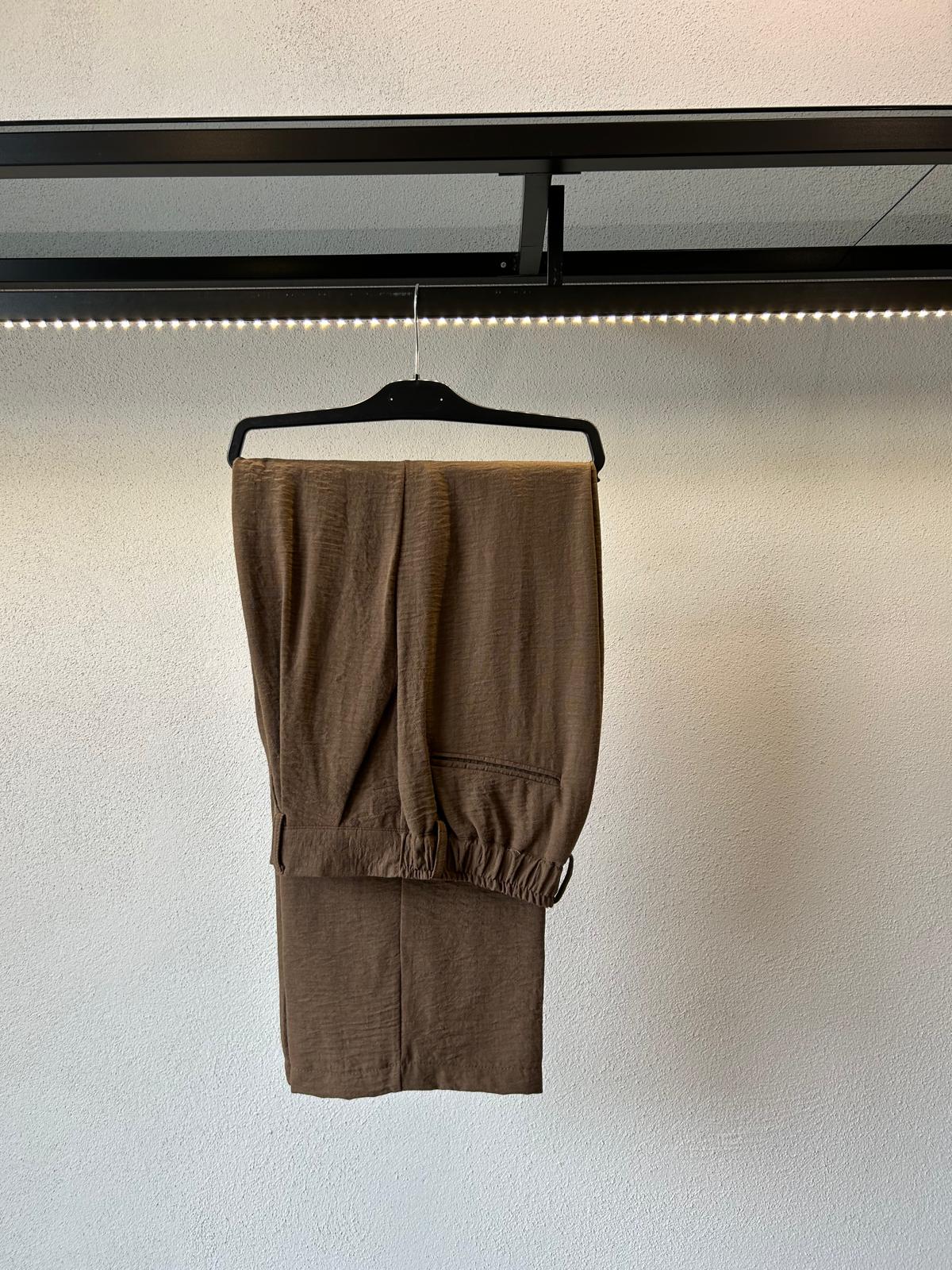 PANTALONE LYCO IN MISTO LINO - 1413