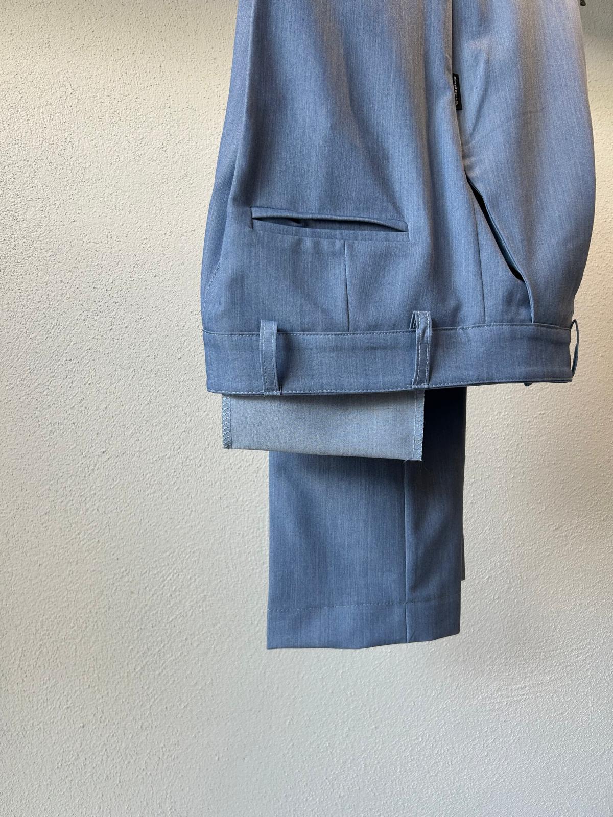 PANTALONE CHAMBRAY FONDO COMODO - 1365