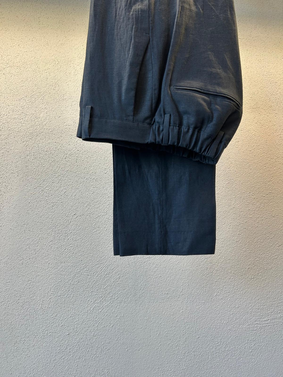 PANTALONE HALF MISTO LINO - 1354