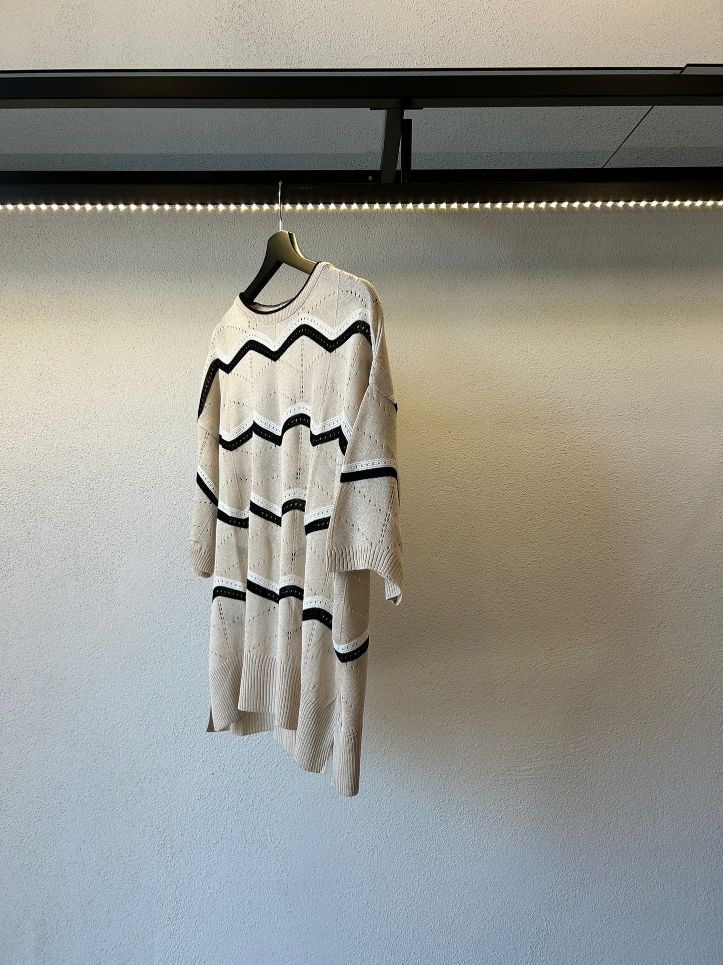 MAGLIA GIROCOLLO IN FILO MULTICOLOR - 1399
