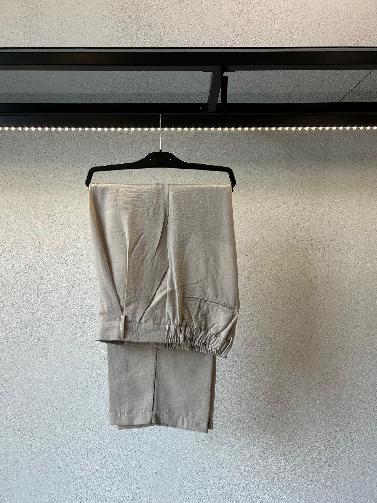 PANTALONE LYCO IN MISTO LINO - 1413