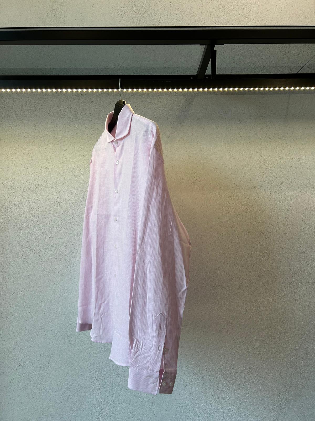 CAMICIA IN LINO OVERSIZE MILLERIGHE - 1394