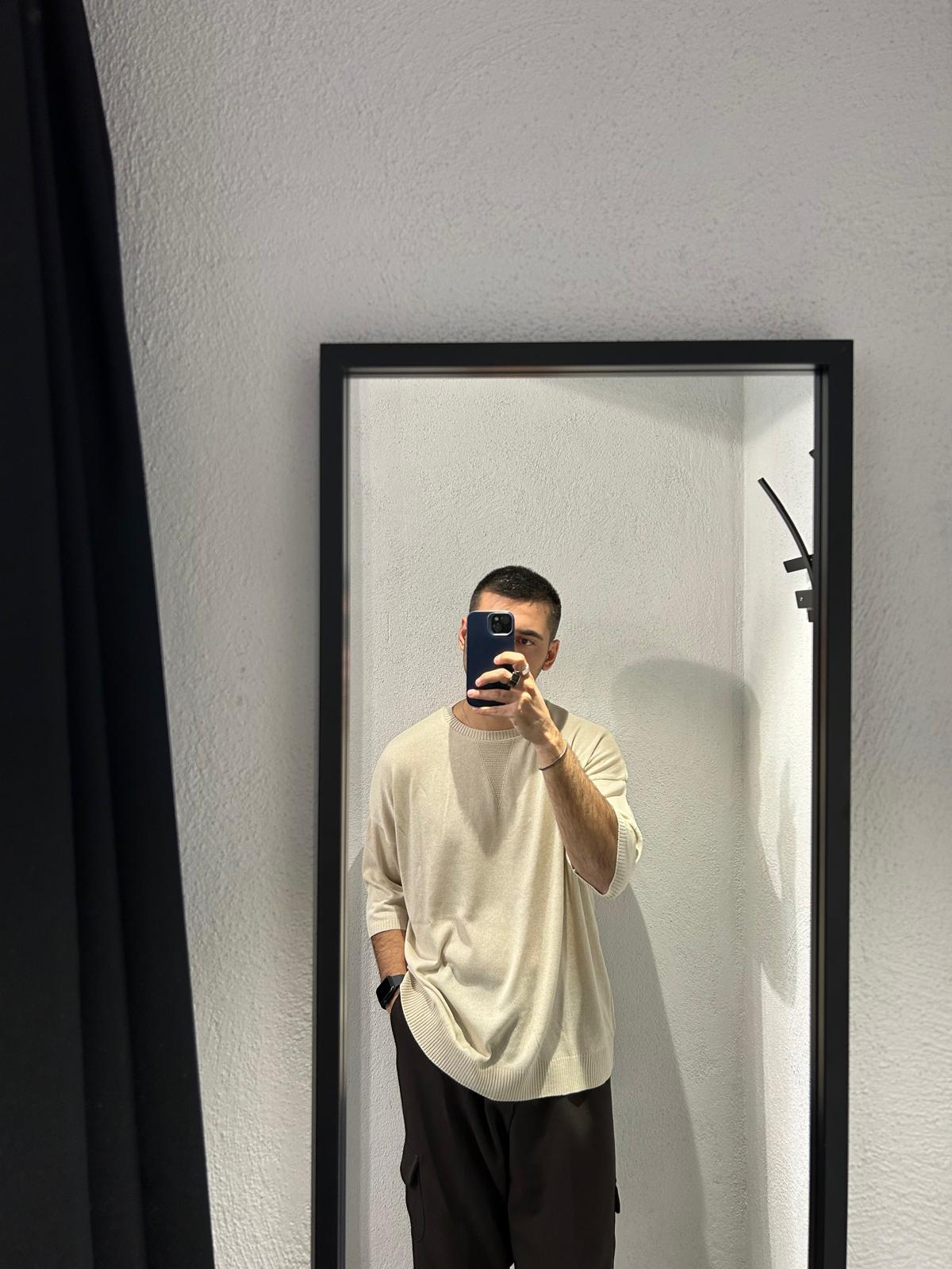 MAGLIA OVERSIZE IN FILO M/M - 1099