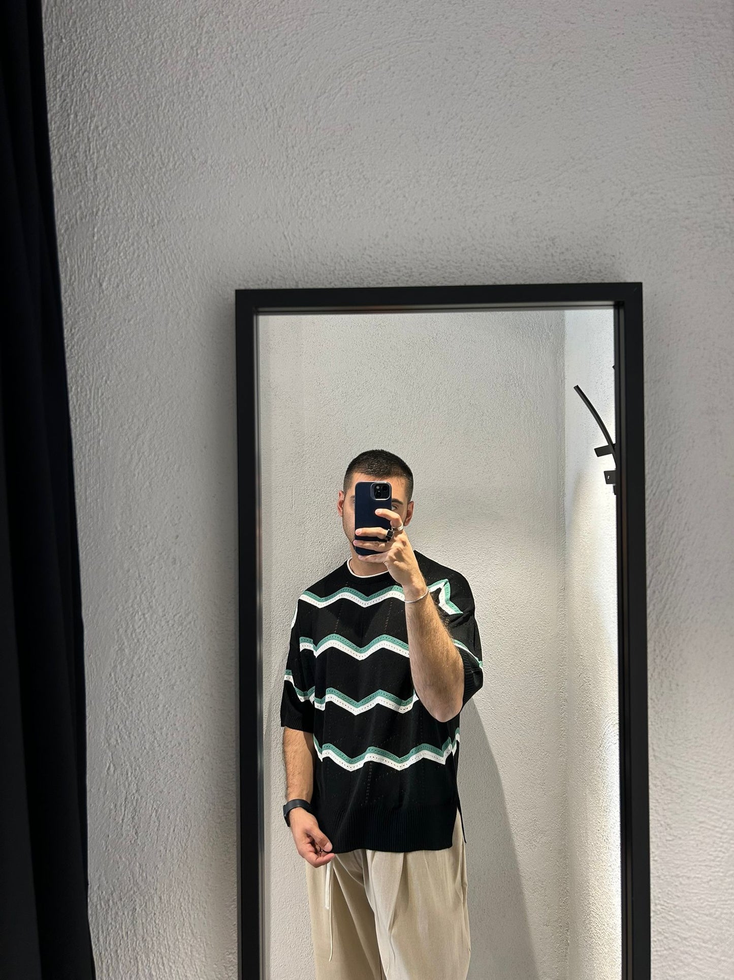 MAGLIA GIROCOLLO IN FILO MULTICOLOR - 1399