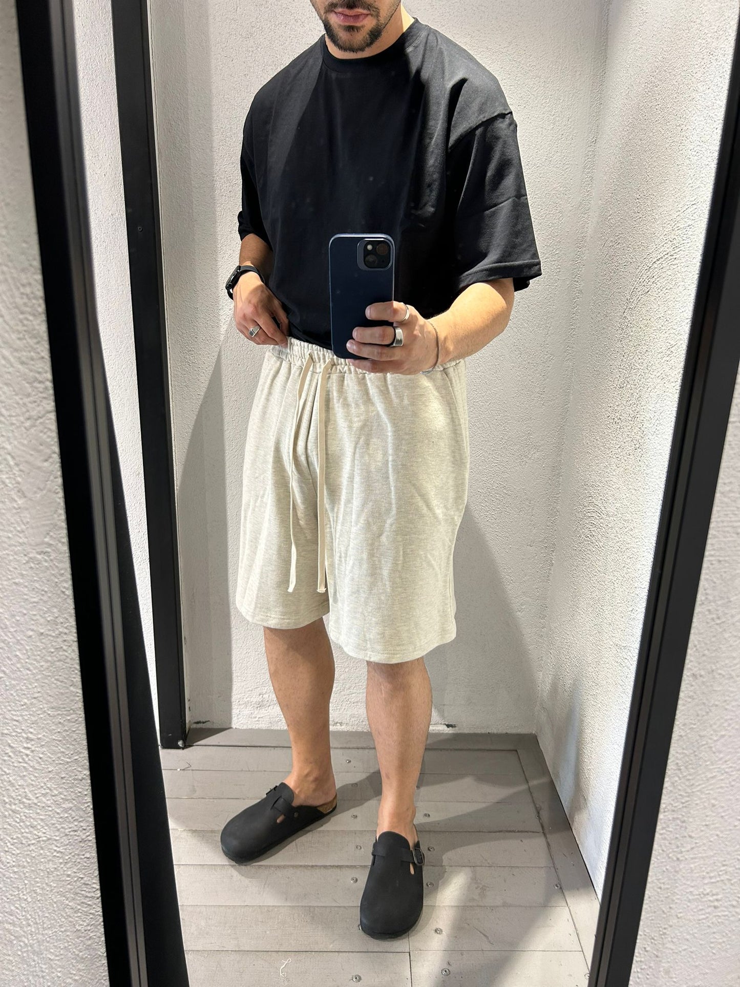SHORT COMODO IN FELPA - 1397
