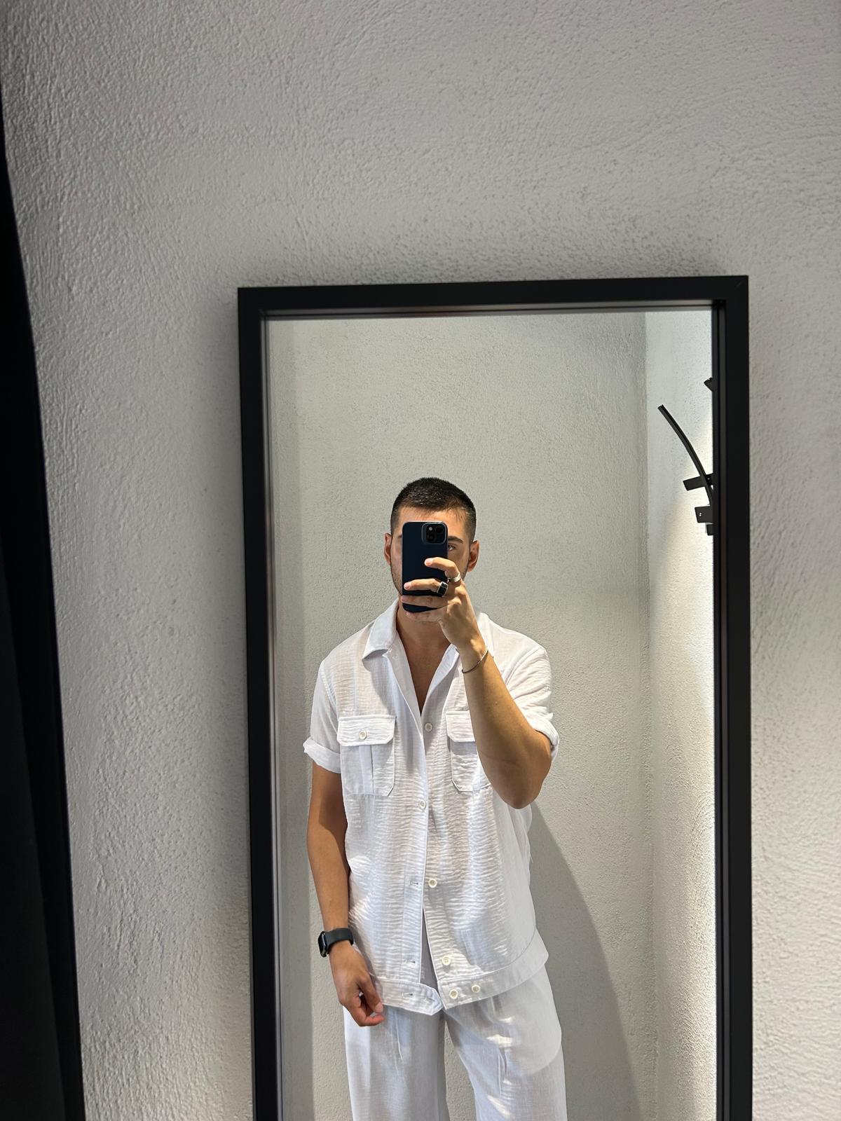 CAMICIA POSITANO M/M DA COMPLETO - 1433