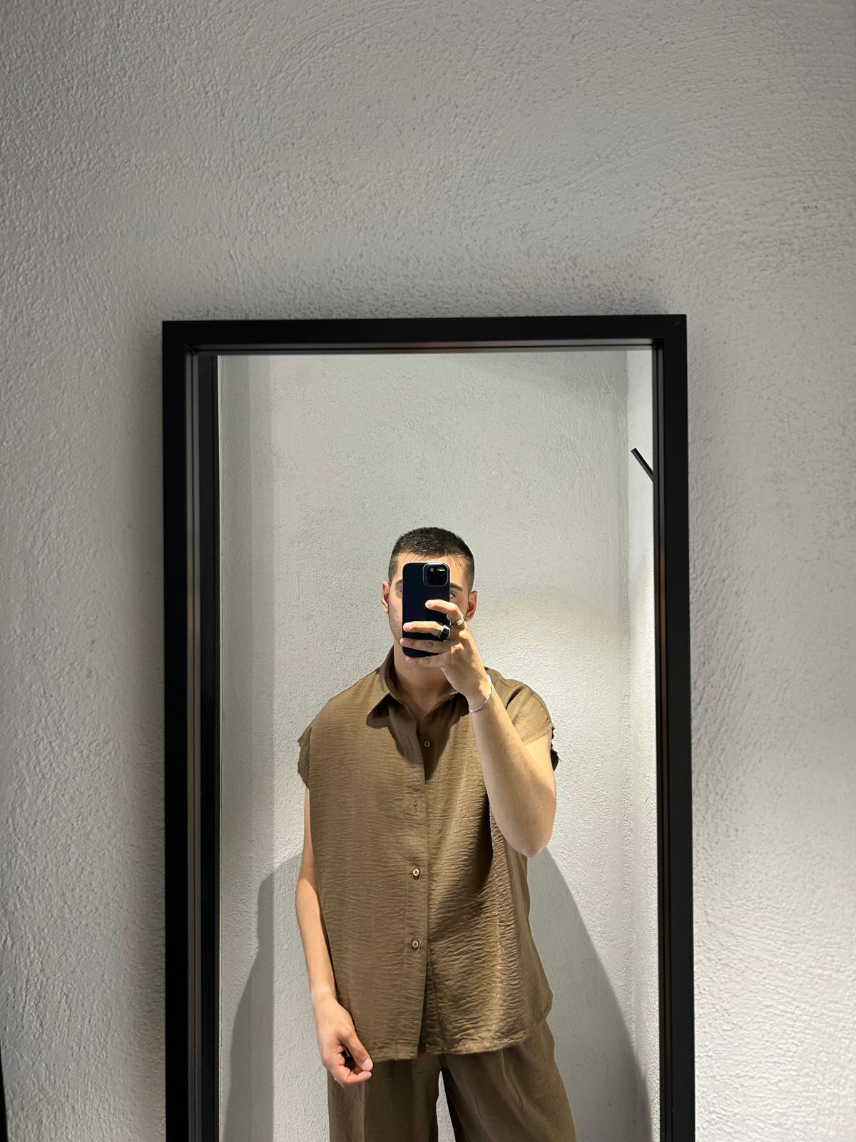 CAMICIA LYCO IN MISTO LINO - 1412