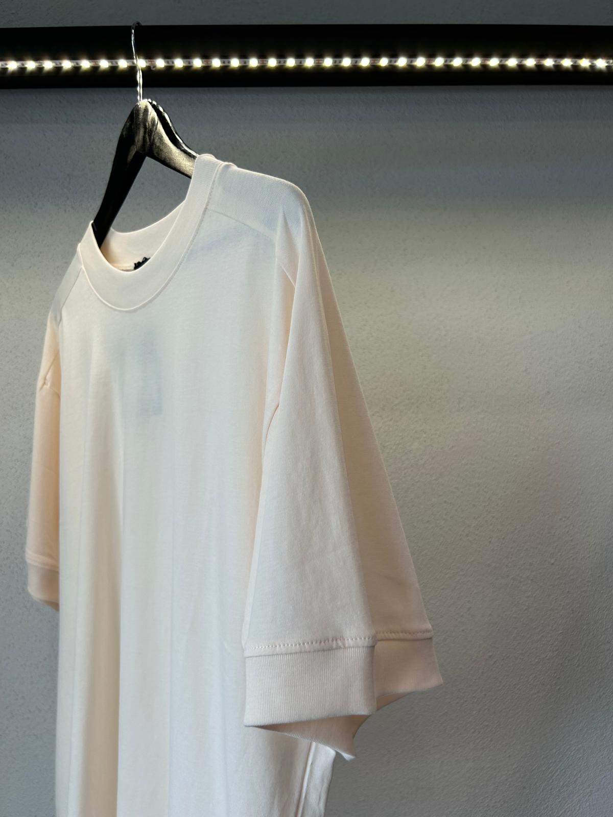 T SHIRT COLLO STRETTO CON SPACCHETTI - 1104