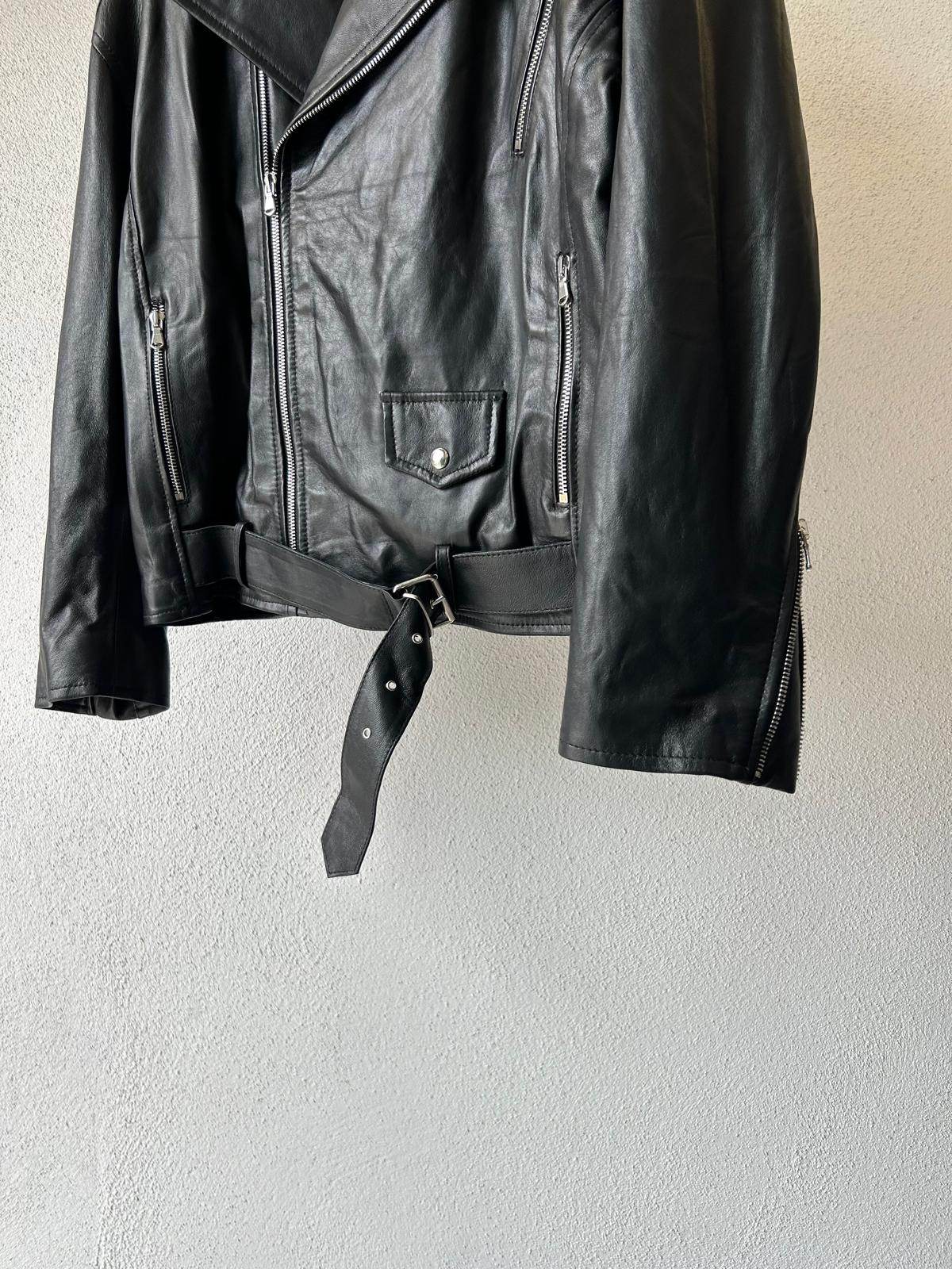 CHIODO OVERSIZE IN PELLE - 1300