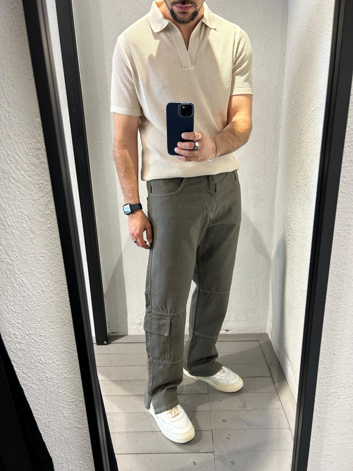 JEANS BULL CARGO CON SPACCHETTI - 1357