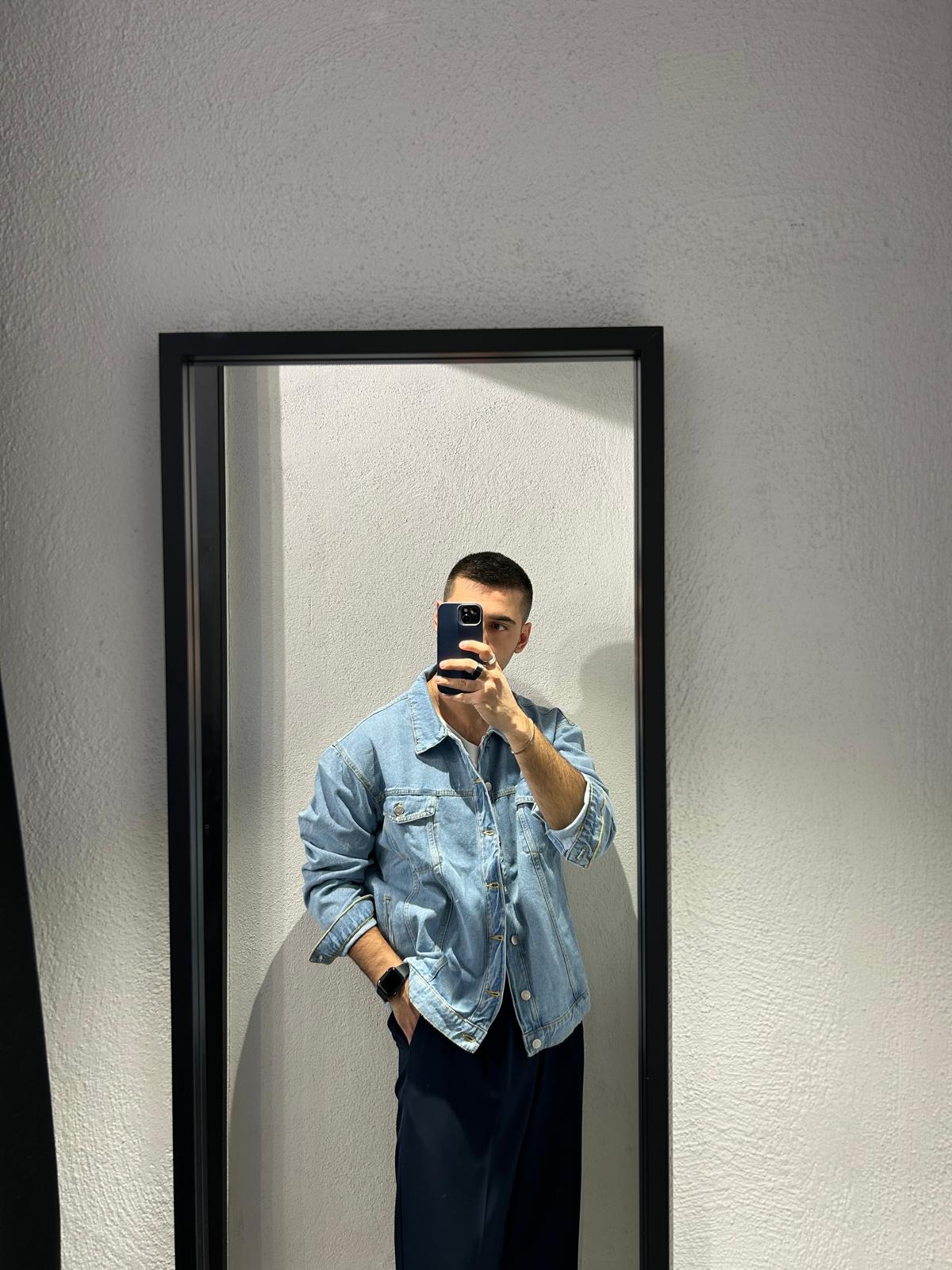 GIACCA IN DENIM LAVAGGIO CHIARO - 1061