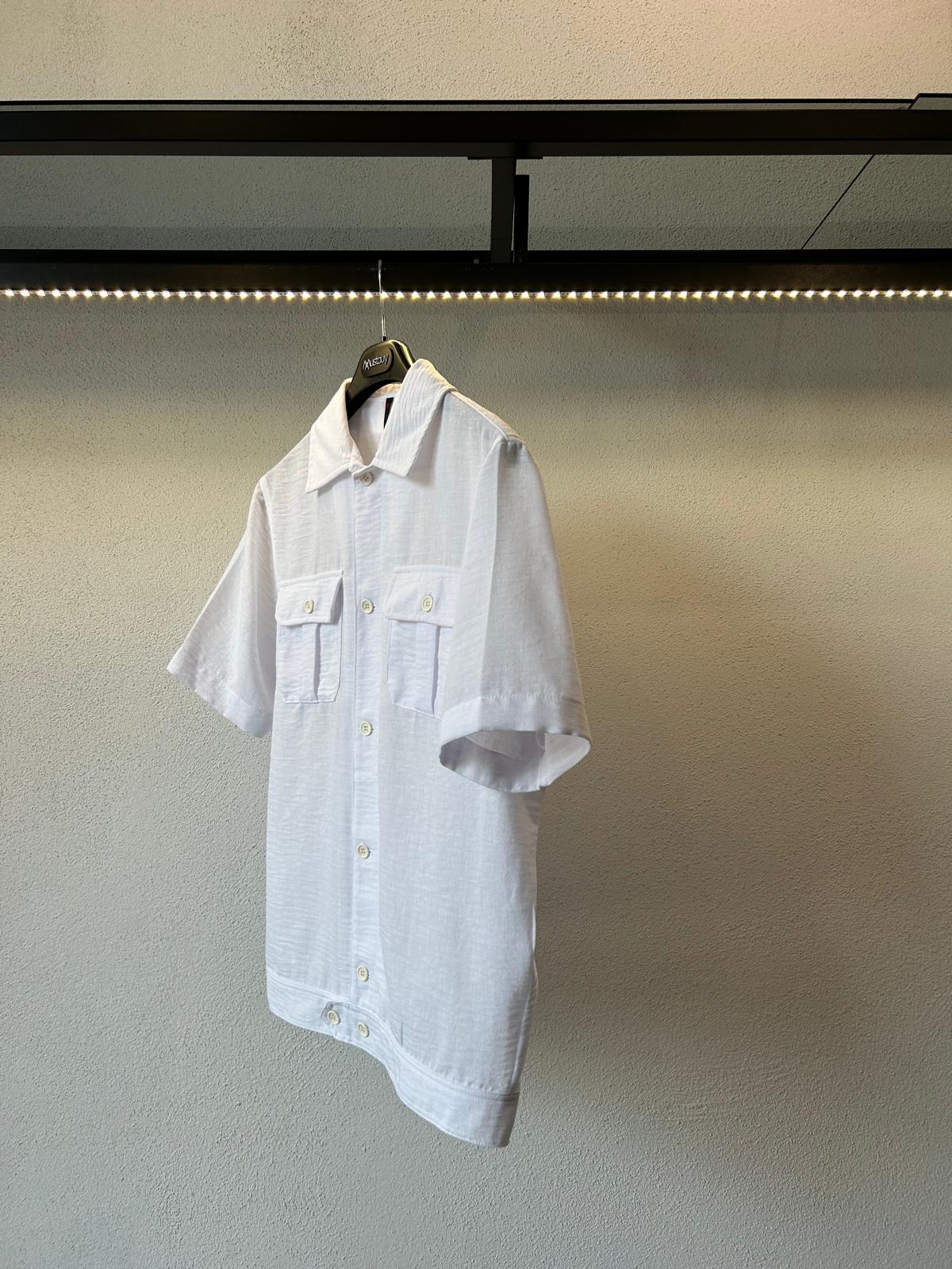 CAMICIA POSITANO M/M DA COMPLETO - 1433