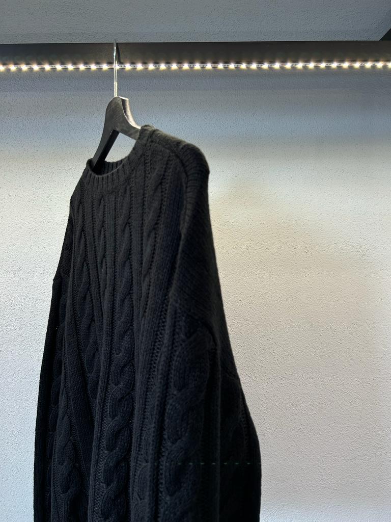 PULLOVER COMODO CROPPED CON TRECCE