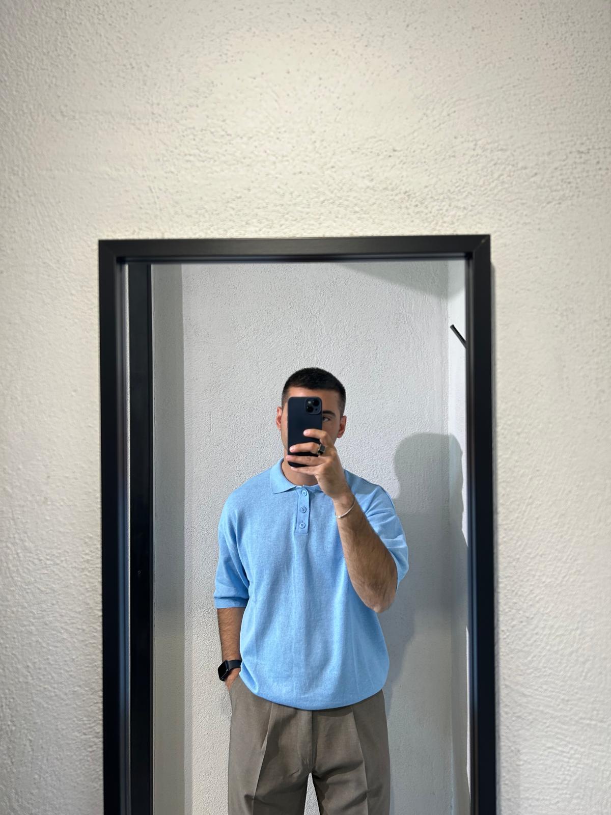 POLO CROP/OVER IN FILO - 1634