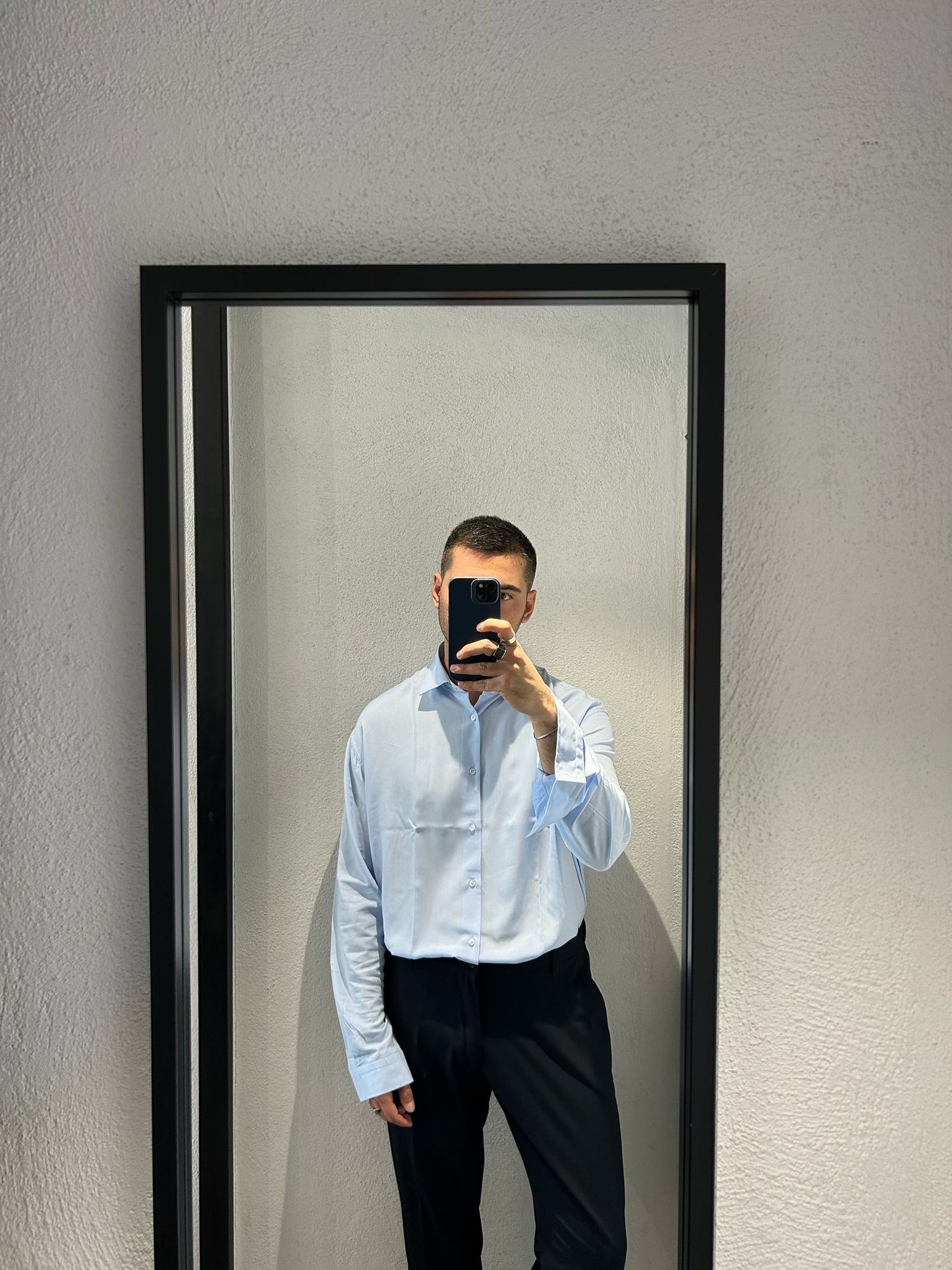 CAMICIA OVERSIZE IN VISCOSA - 1317