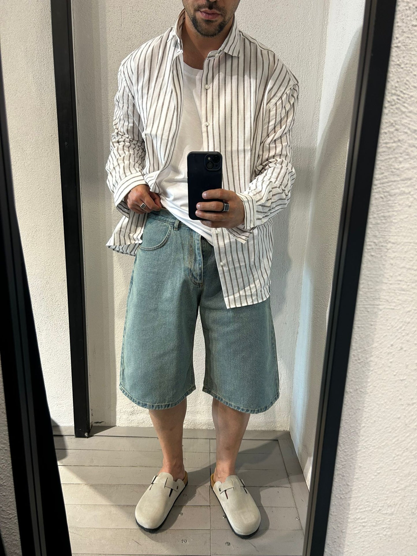 SHORT BALEN IN DENIM - 1678