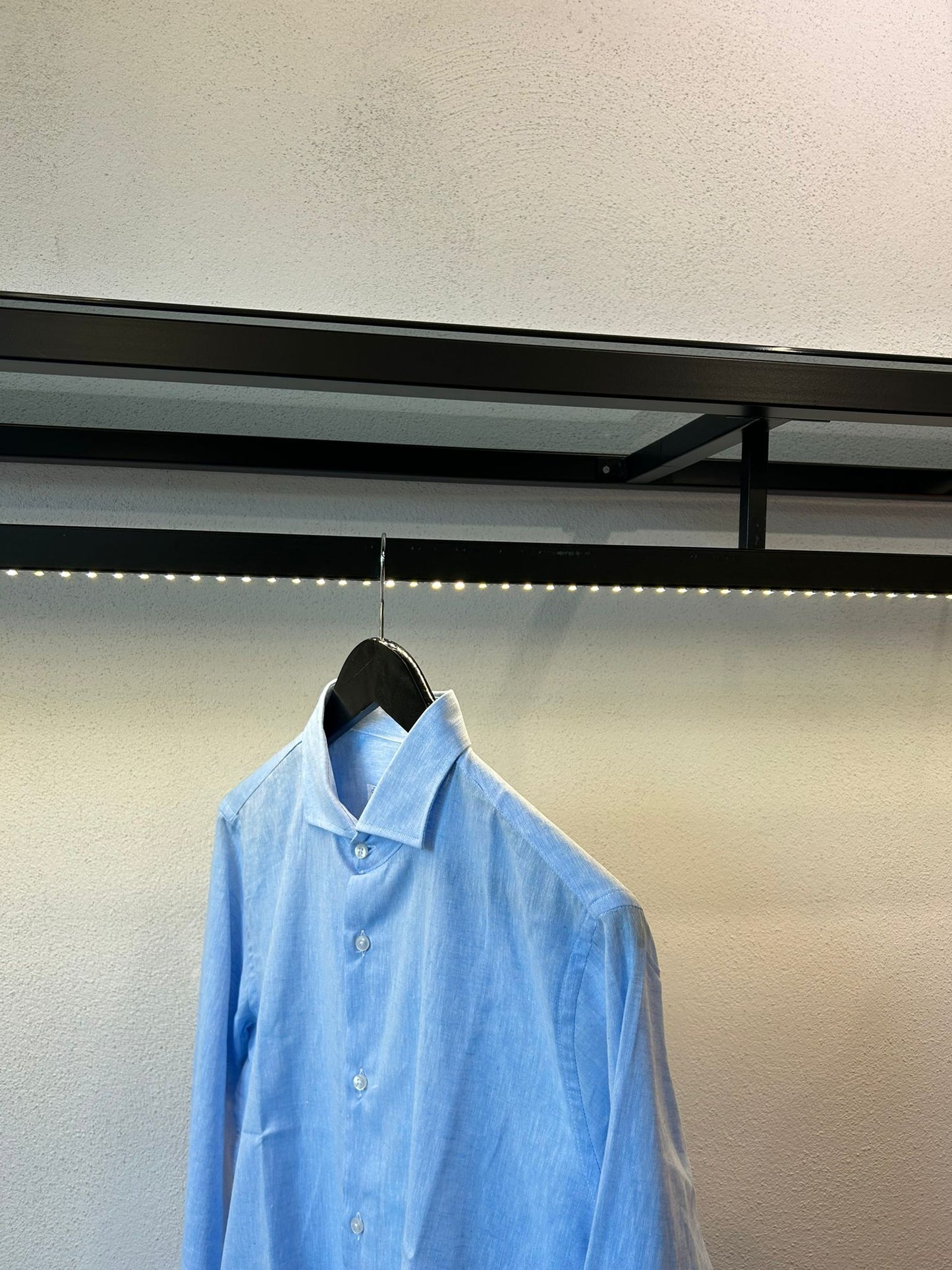 CAMICIA REGULAR IN LINO COLLO FRANCESE - 1392