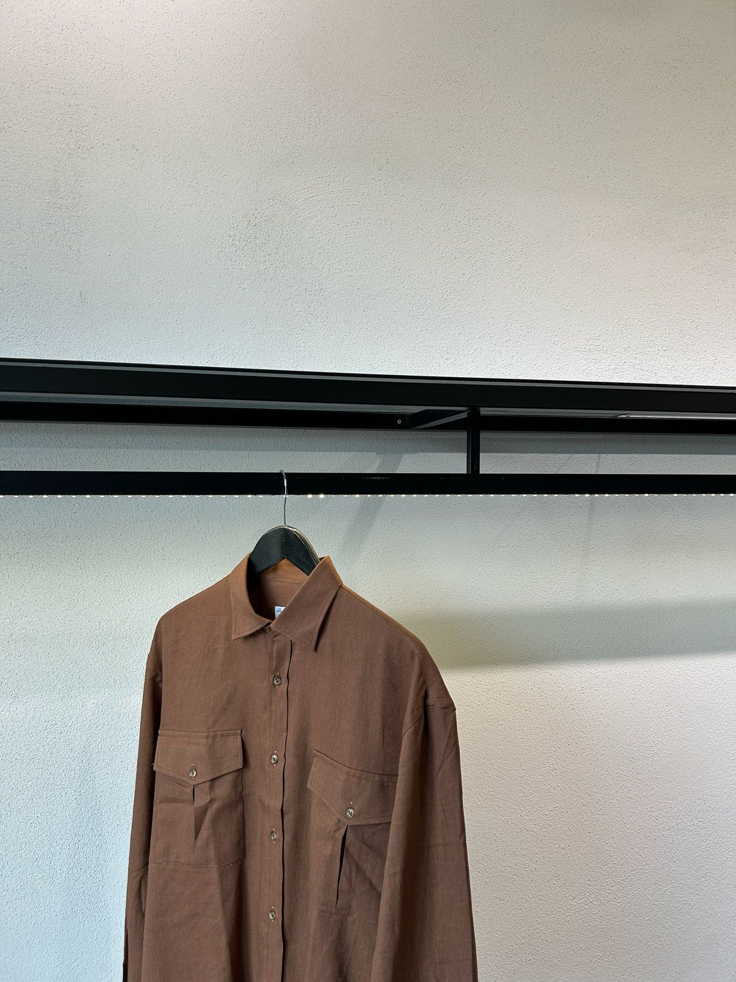 SAHARIANA OVERSIZE IN MISTO LINO - 1680