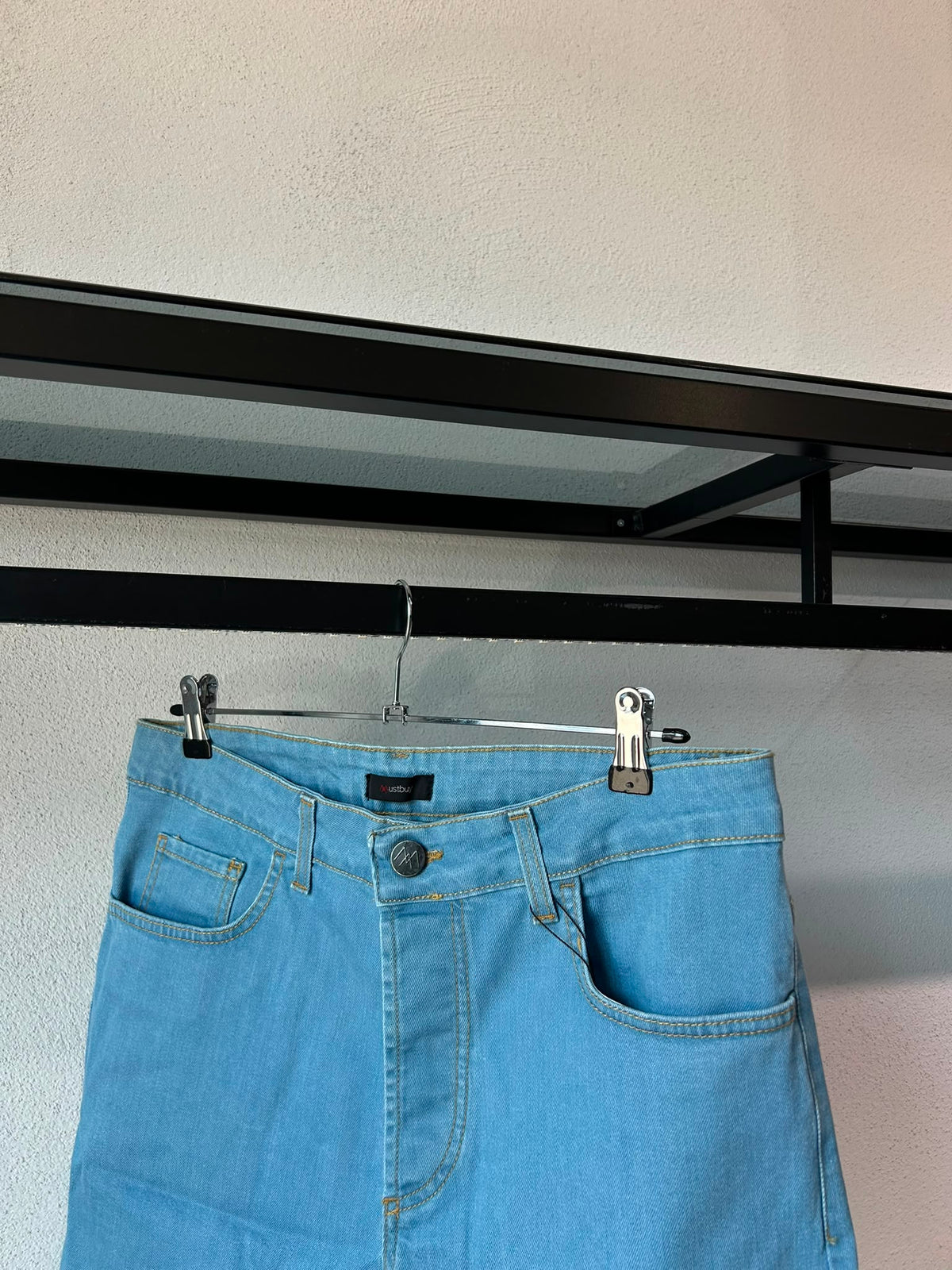 SHORT BASIC IN DENIM - 1171