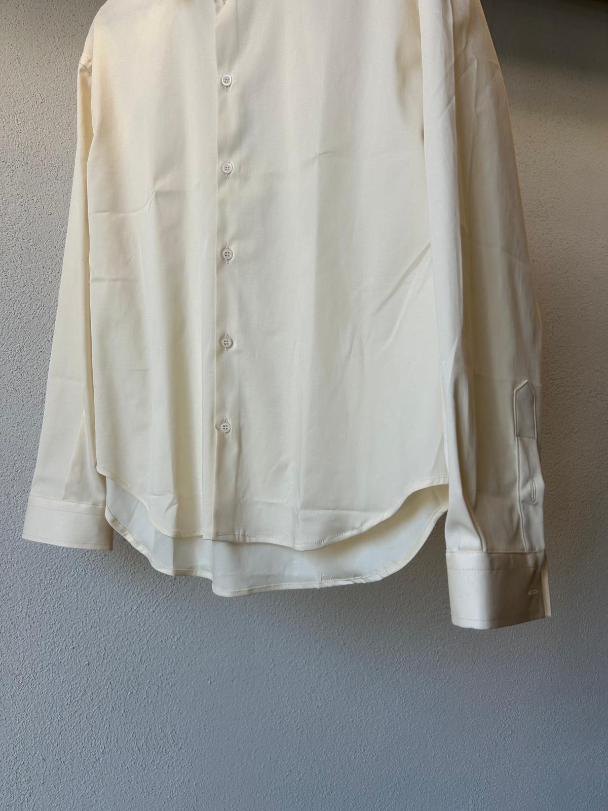 CAMICIA ROUND IN GABARDINA - 1316