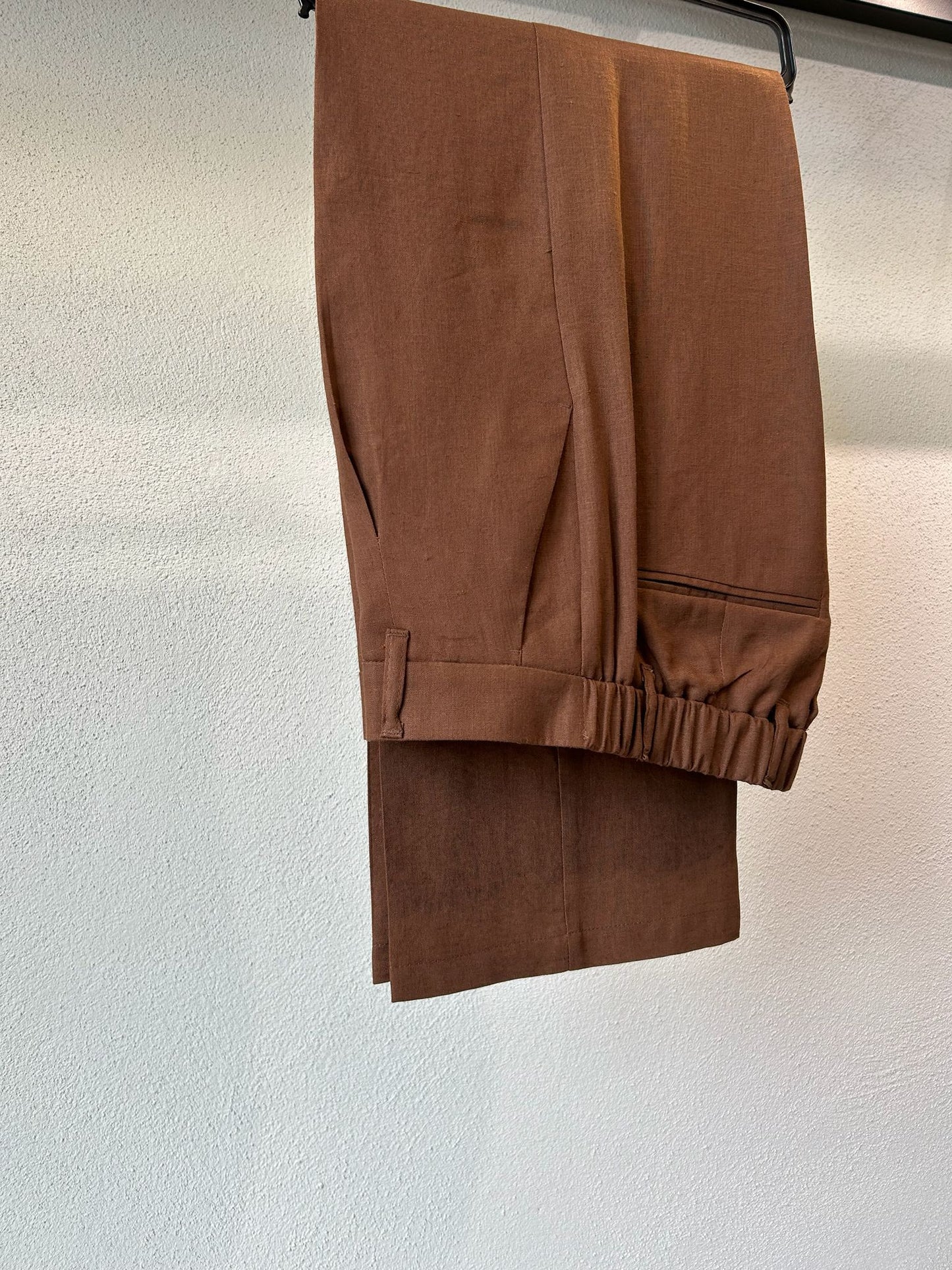 PANTALONE SOFT IN MISTO LINO - 1666
