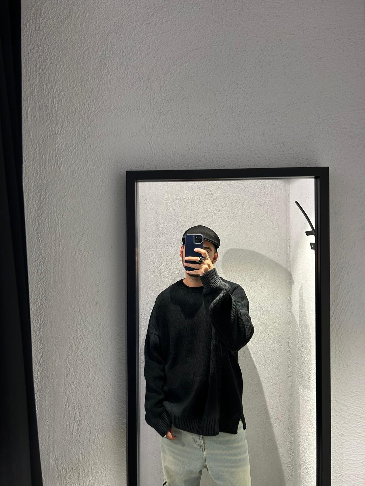 MAGLIONE OVERSIZE SFUMATO CON SPACCHI - 1242