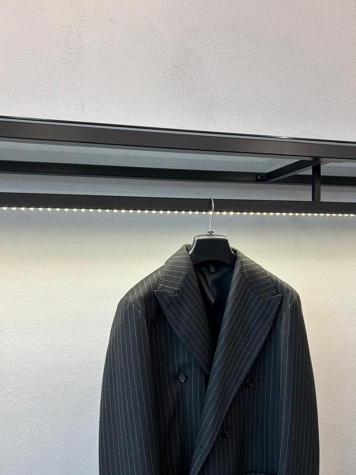 ABITO GESSATO DOPPIO PETTO IN MANOLANA - 1250