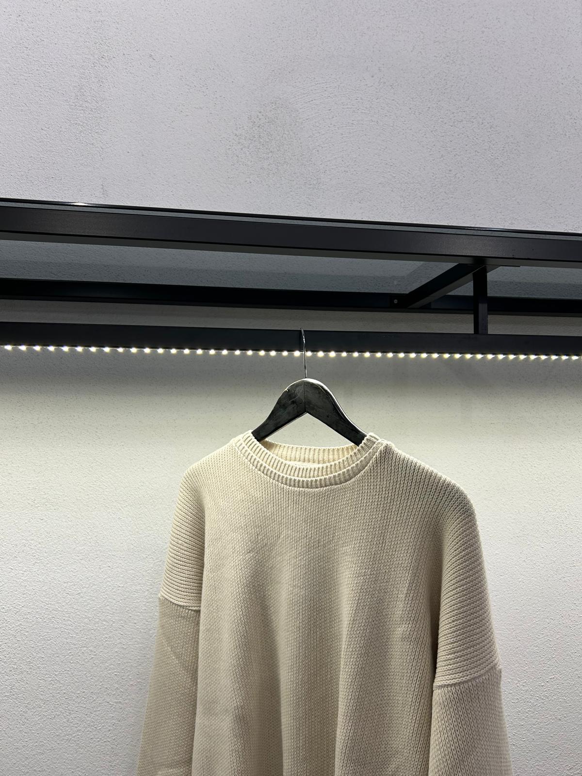 MAGLIONE OVERSIZE CON DOPPIO COLLO - 1255